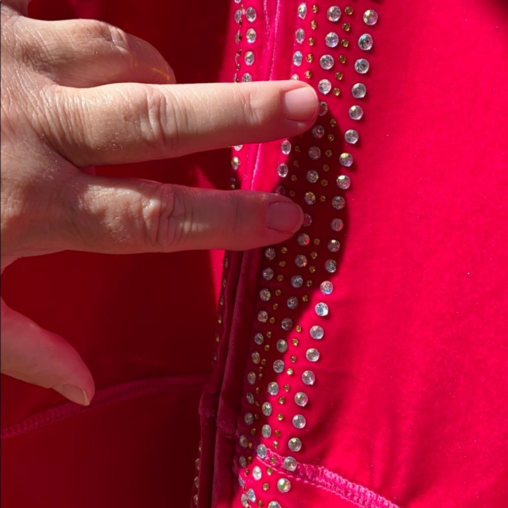 Beautiful pink velour track suit - Picture 6 of 16